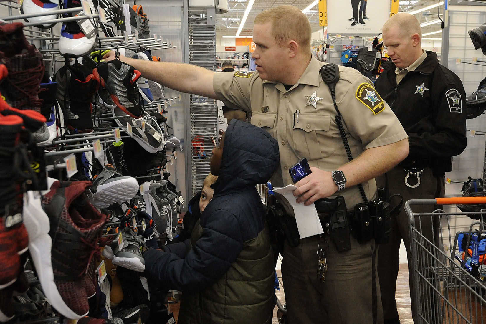 Cops & Kids Christmas shopping